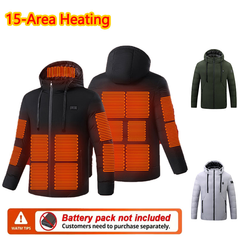 Outdoor Sport Coat - Giacca invernale con cappuccio riscaldata a