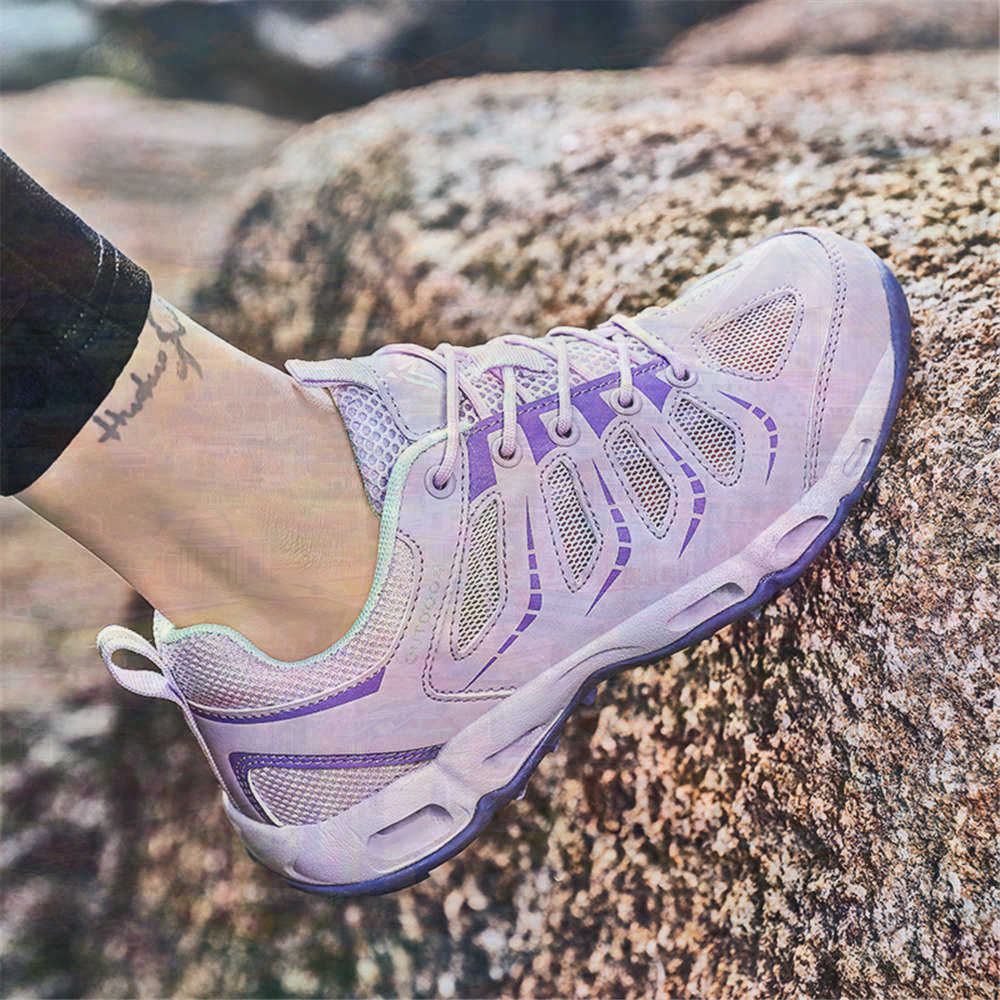 Outdoor Sport Climbing Uk - Sumer Punta tonda Argento Sneakers Scarpe