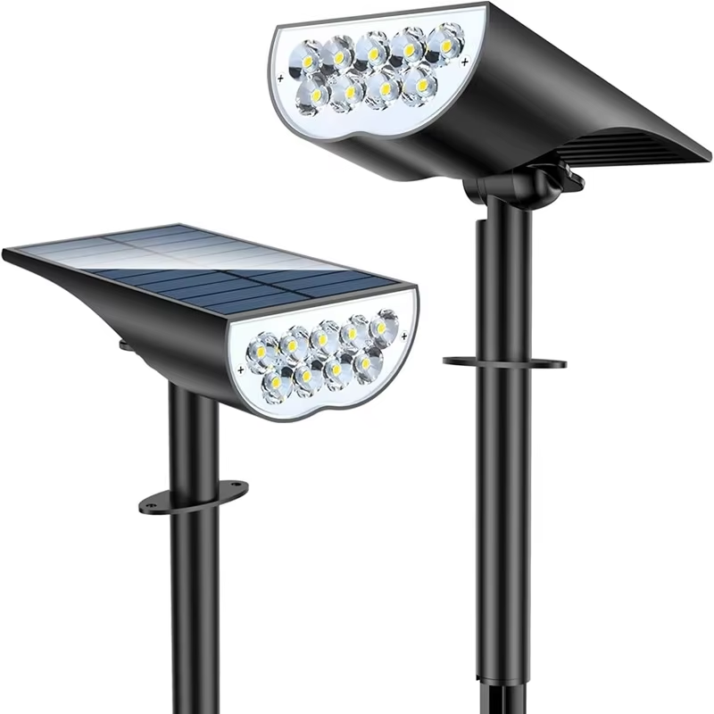 Outdoor Spotlight - Faretti solari da giardino a 9