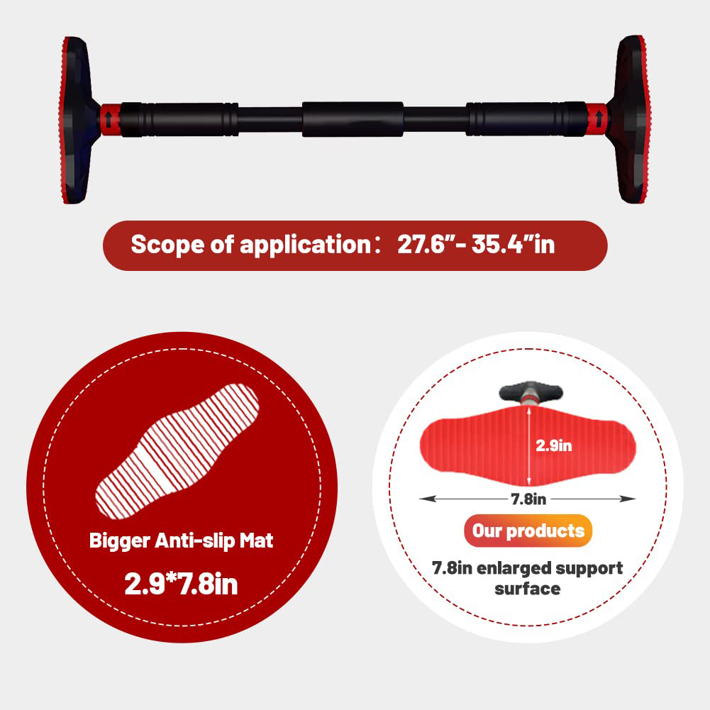 Chin Bar Doorway - Barra per trazioni da porta, multifunzione,