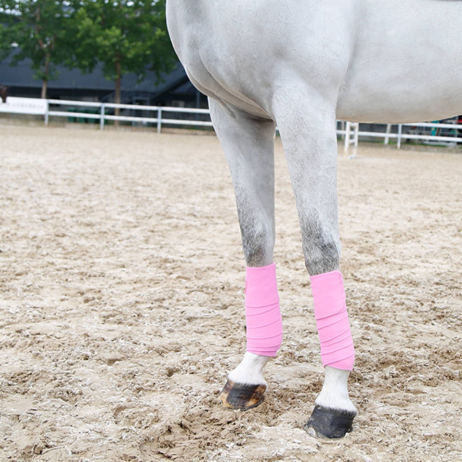 Polo Wraps Fleece - 4 Pezzi Fasce per Cavalli in