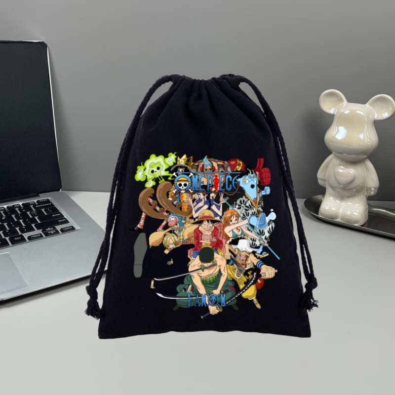 Outdoor Sport Backpack - Zaino con coulisse One Piece Anime,