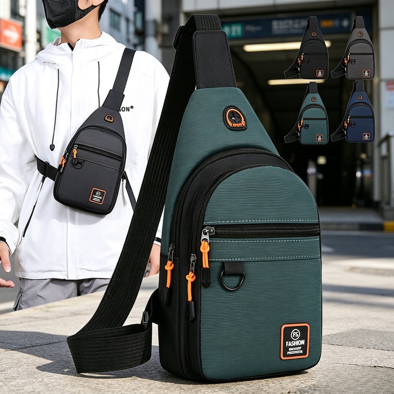 Outdoor Sport Backpack - Borsa a Tracolla Impermeabile da Uomo