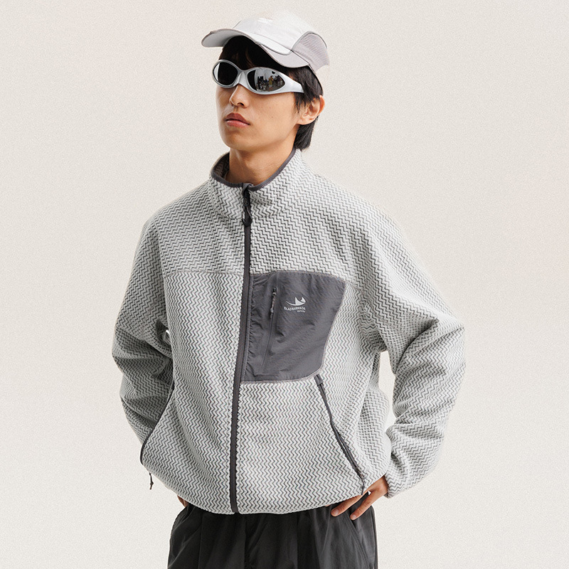 Giacca in Pile Polare con Stri - Outdoor Sport Coat recensione e prezzo