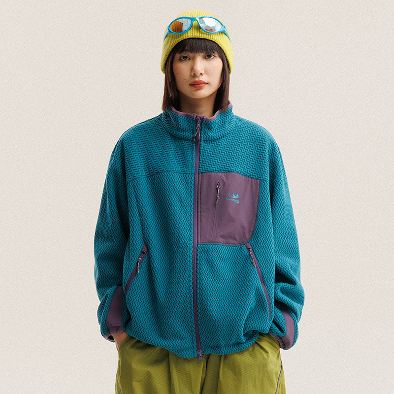 Giacca in Pile Polare con Stri - Outdoor Sport Coat recensione e prezzo