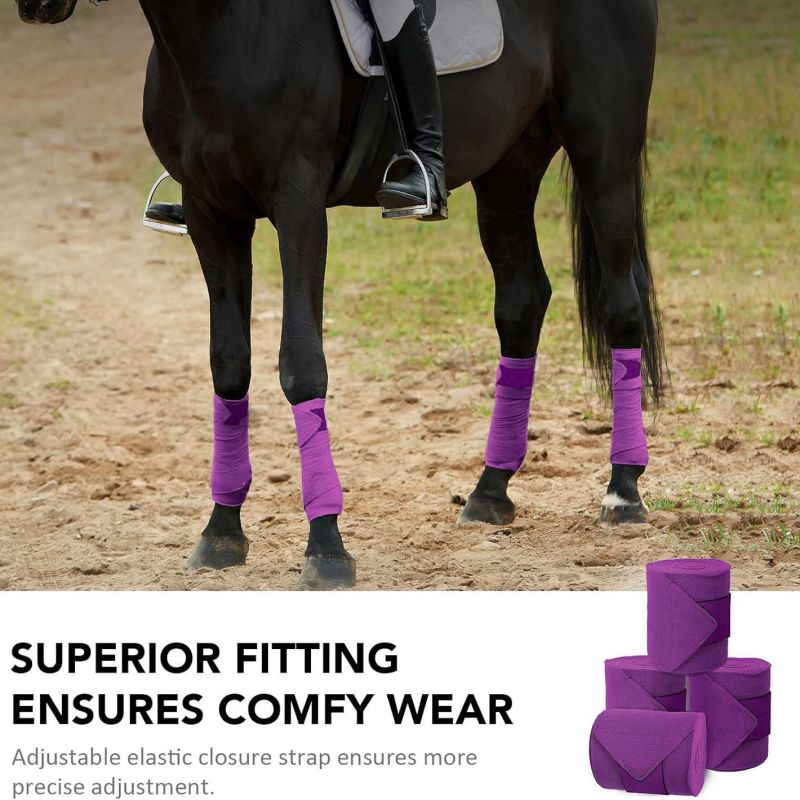 Fasce per Gambe da Polo Equest - Polo Wraps Fleece recensione e prezzo