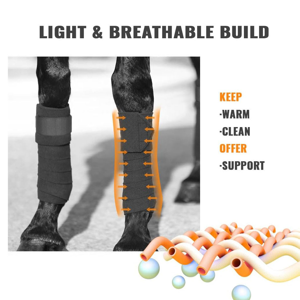 Fasce per Gambe da Polo Equest - Polo Wraps Fleece recensione e prezzo