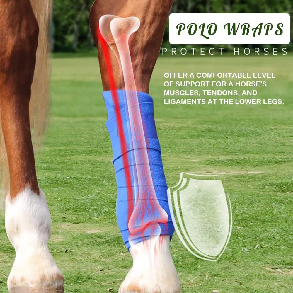 Set di 4 Fasce per Gambe da Po - Polo Wraps Fleece recensione e prezzo