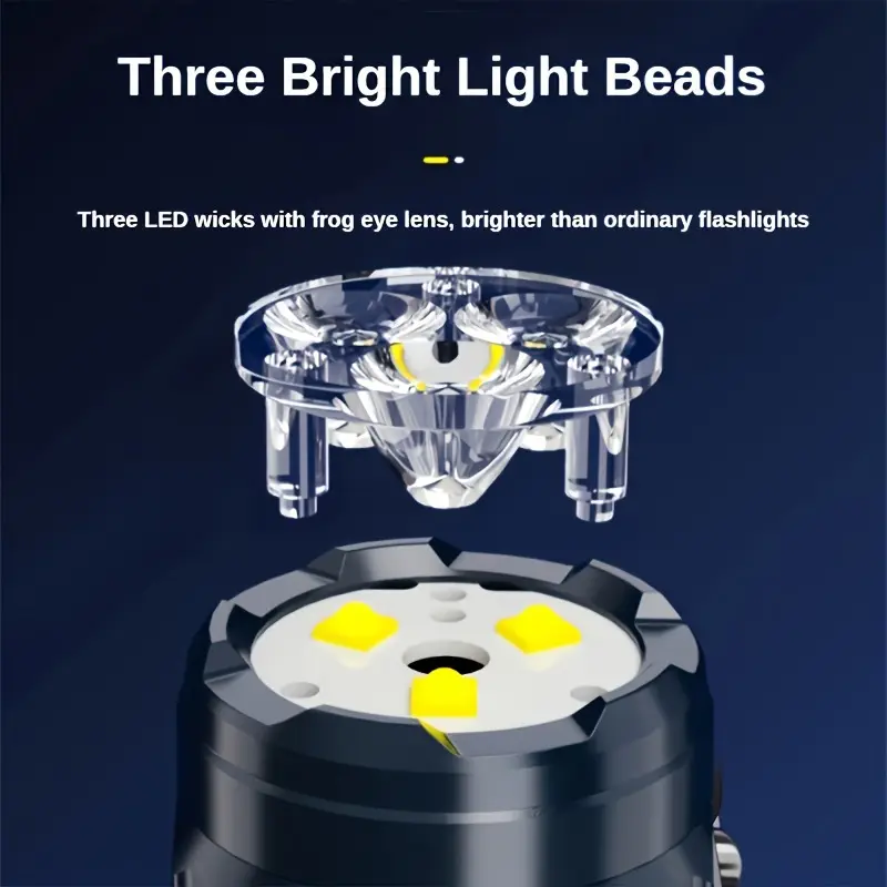 Mini torcia a 3 LED con clip p - Outdoor Spotlight recensione e prezzo